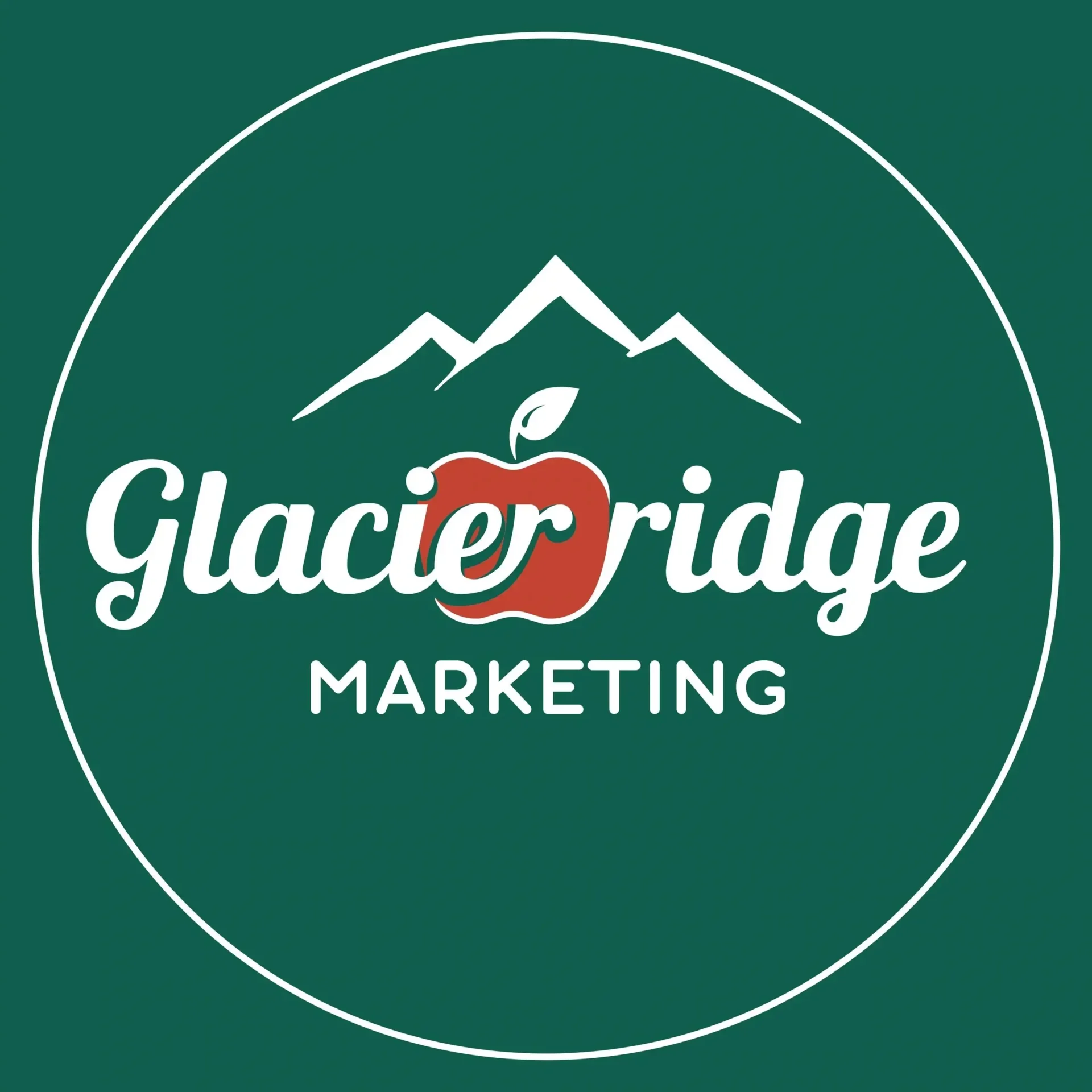 Logo of Glacier Ridge Marketing company.